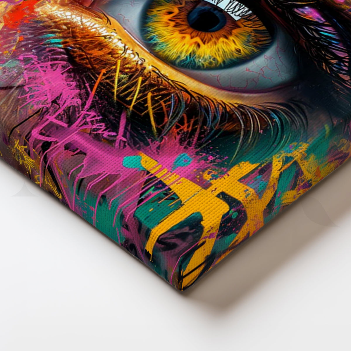Graffiti Eye Wall Pop Art – Asha Art Studio – Image 2