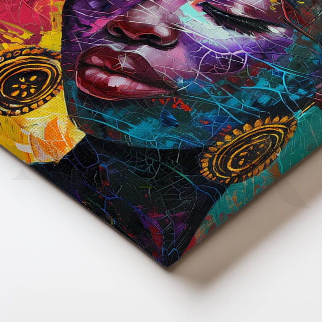 Serene Radiance Canvas Painting for Bedroom – Asha Art Studio
