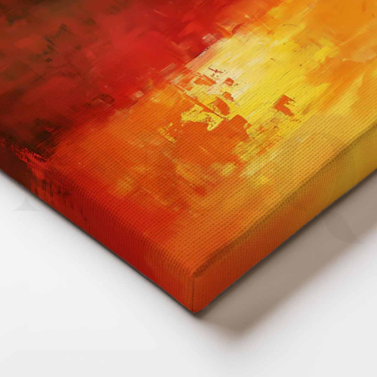 Sunfire Glow Canvas Painting for Living Room – Asha Art Studio – Image 2
