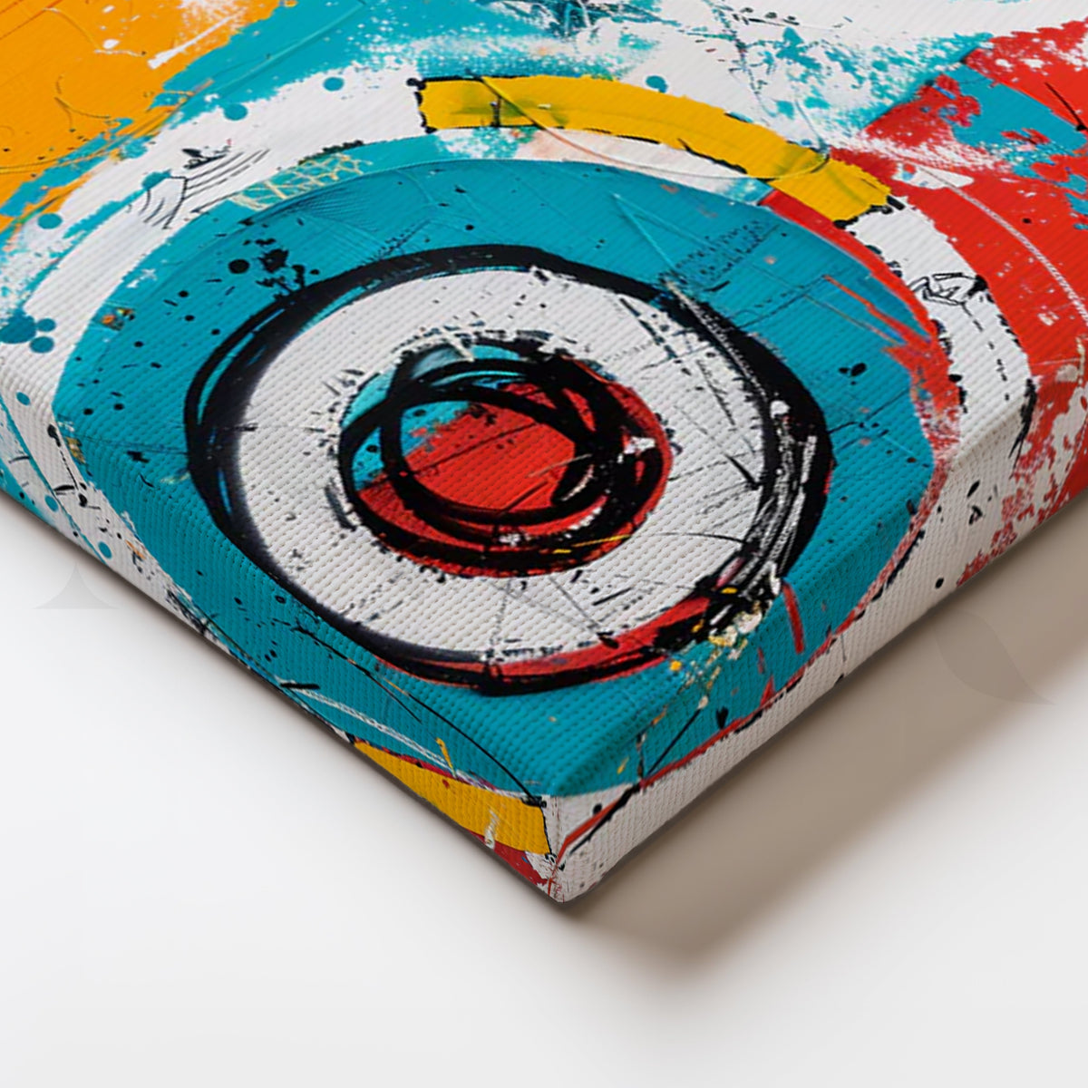 Kinetic Orbits Canvas pop Art – Asha Art Studio – Image 2