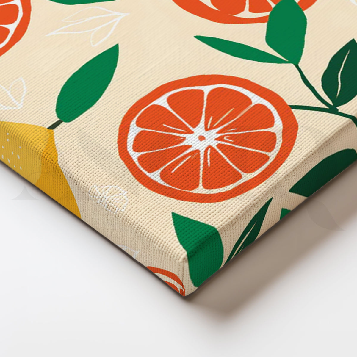 Citrus Grove Canvas Artwork – Asha Art Studio – Image 2