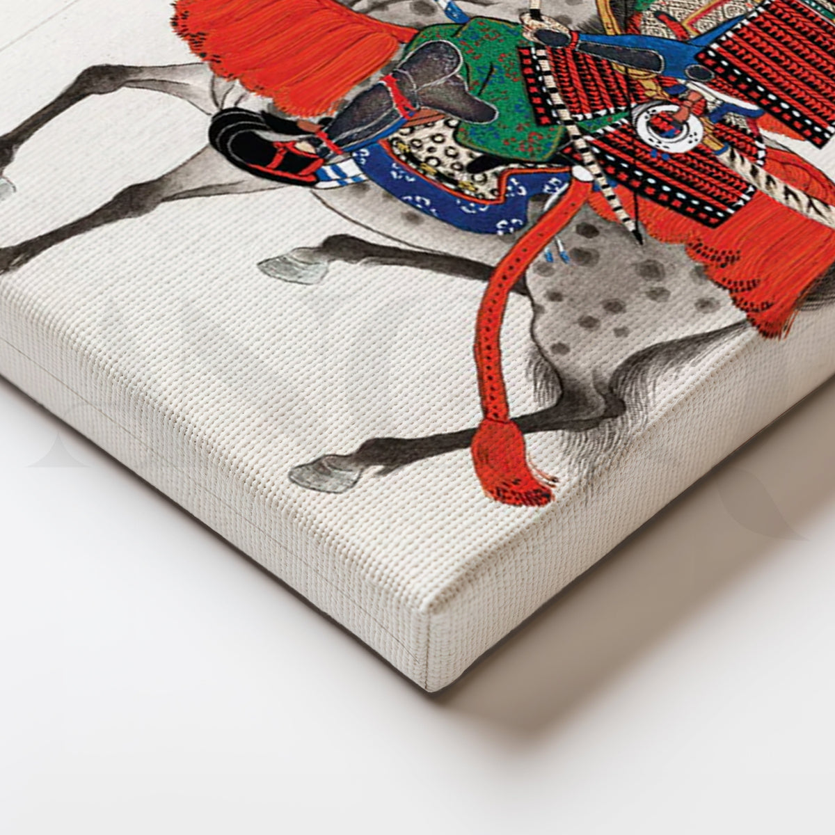 Samurai Horseman Canvas Painting for Living Room or Office – Asha Art Studio – Image 2