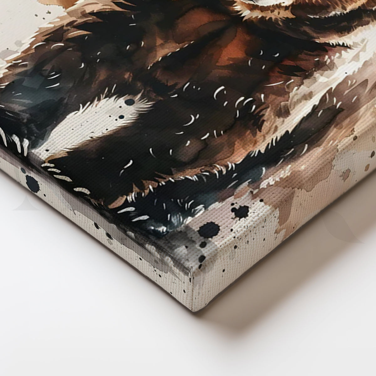 Woodland Majesty Canvas Painting for Rustic Living Room – Asha Art Studio – Image 2