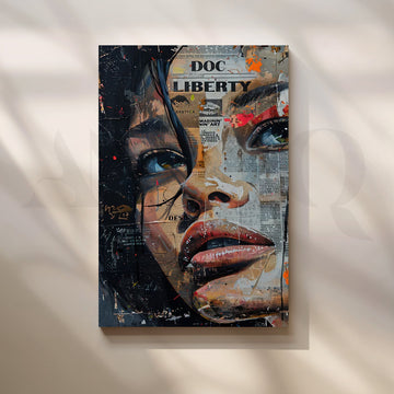 Liberty Collage Wall Painting – Asha Art Studio