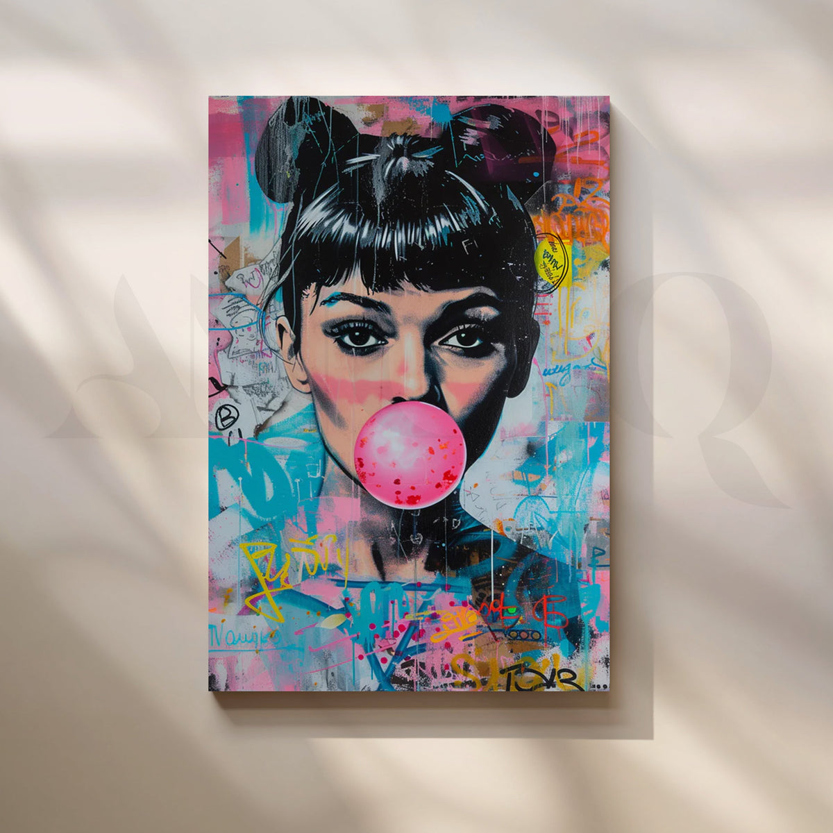 Urban Graffiti Pop Art Wall Poster – Asha Art Studio