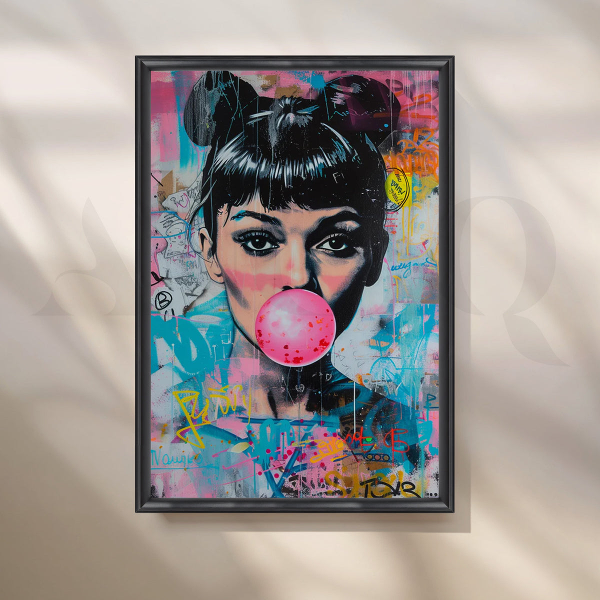 Urban Graffiti Pop Art Wall Poster – Asha Art Studio – Image 3