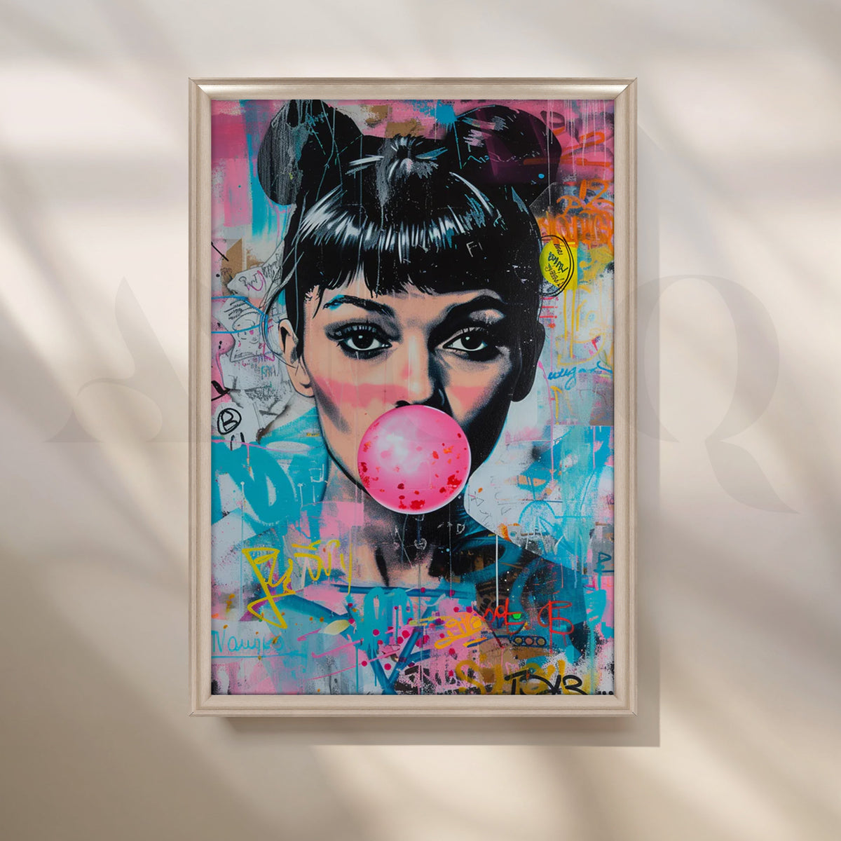 Urban Graffiti Pop Art Wall Poster – Asha Art Studio – Image 4