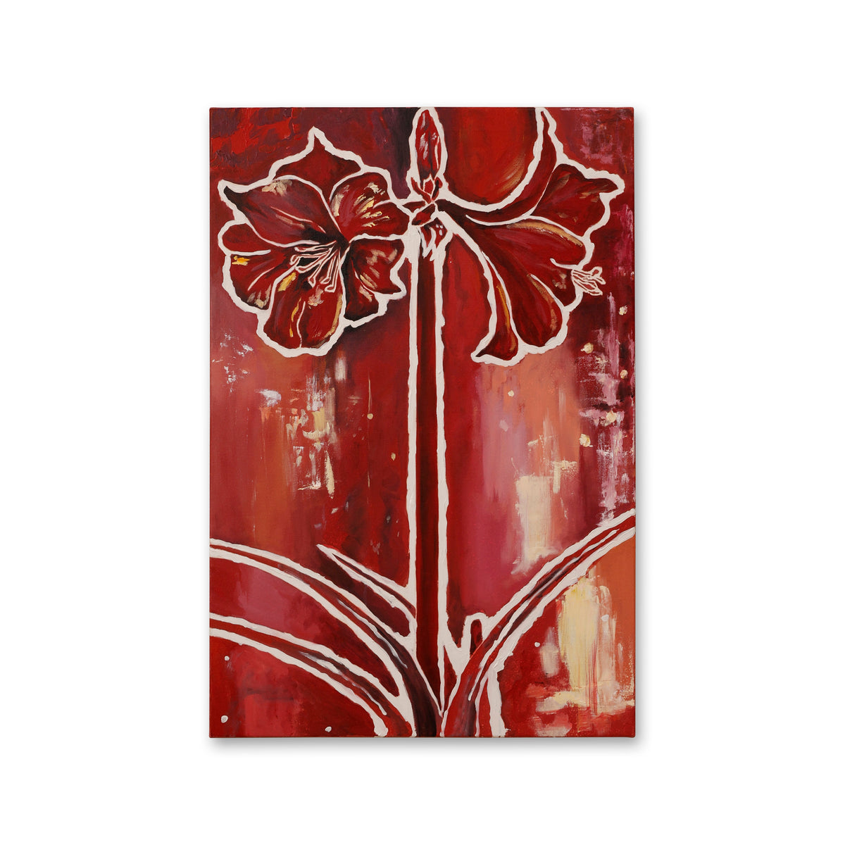 Crimson Bloom – Asha Art Studio