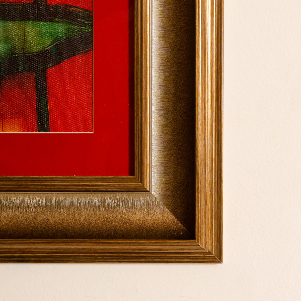 Serene Lotus Muse Framed Artwork – Asha Art Studio – Image 3