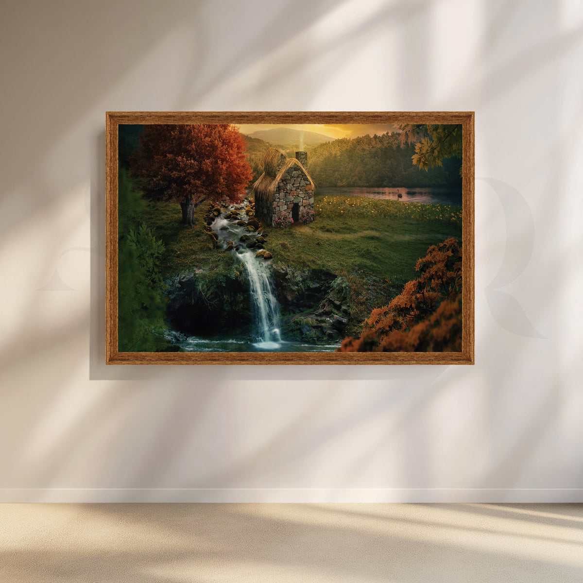 Tranquil Symphony Canvas Artwork – Asha Art Studio – Image 5
