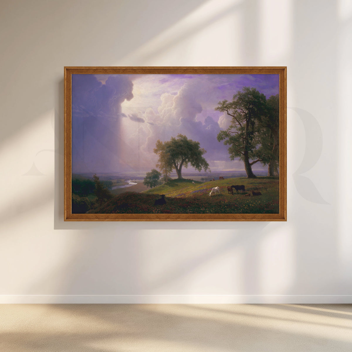 Dramatic Pasture Sky Canvas Artwork – Asha Art Studio – Image 6