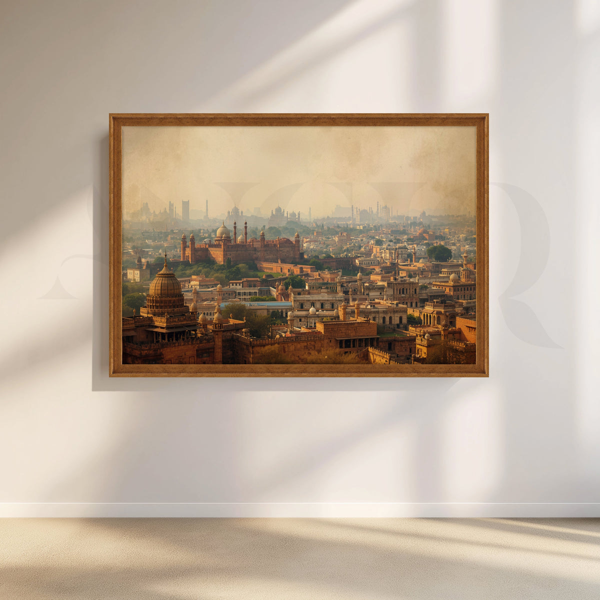 Delhi Heritage Skyline Canvas Artwork – Asha Art Studio – Image 6