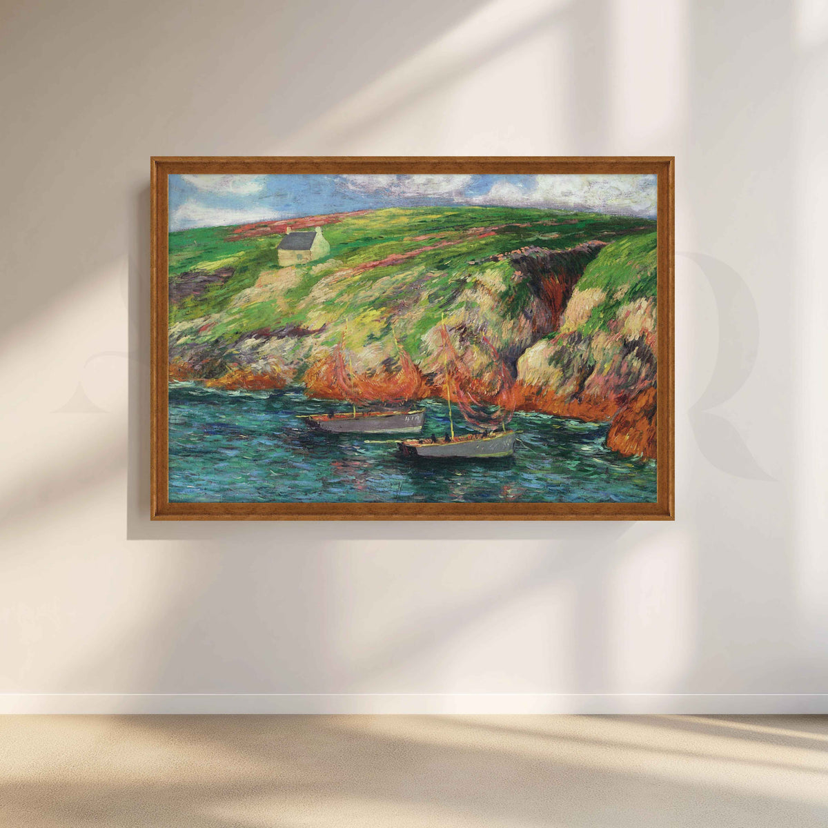 Henri Moret Coastal Cliff Canvas Artwork – Asha Art Studio – Image 6