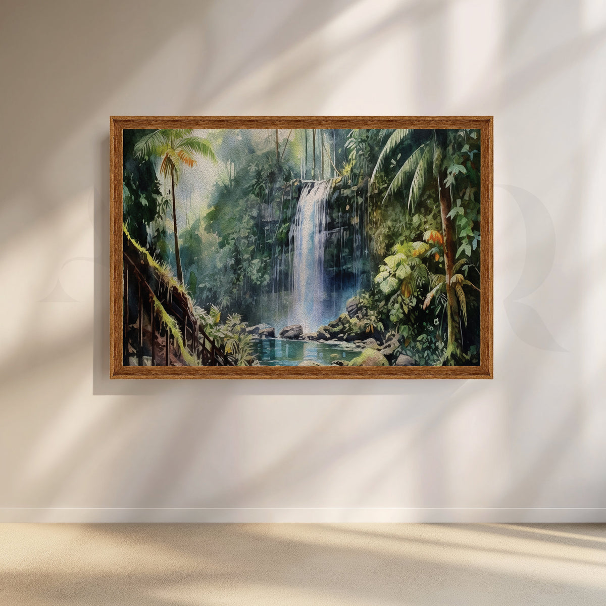 Enveloping Calm Canvas Artwork – Asha Art Studio – Image 5