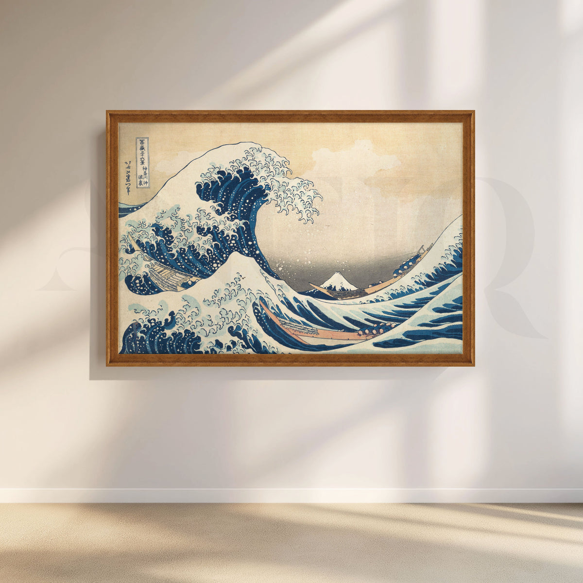 The Great Wave off Kanagawa Canvas Artwork – Asha Art Studio – Image 6