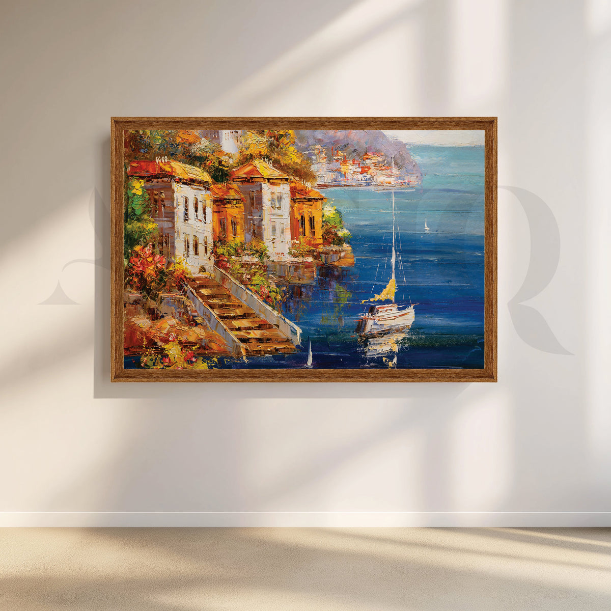Where City Meets Shoreline Artwork – Asha Art Studio – Image 6