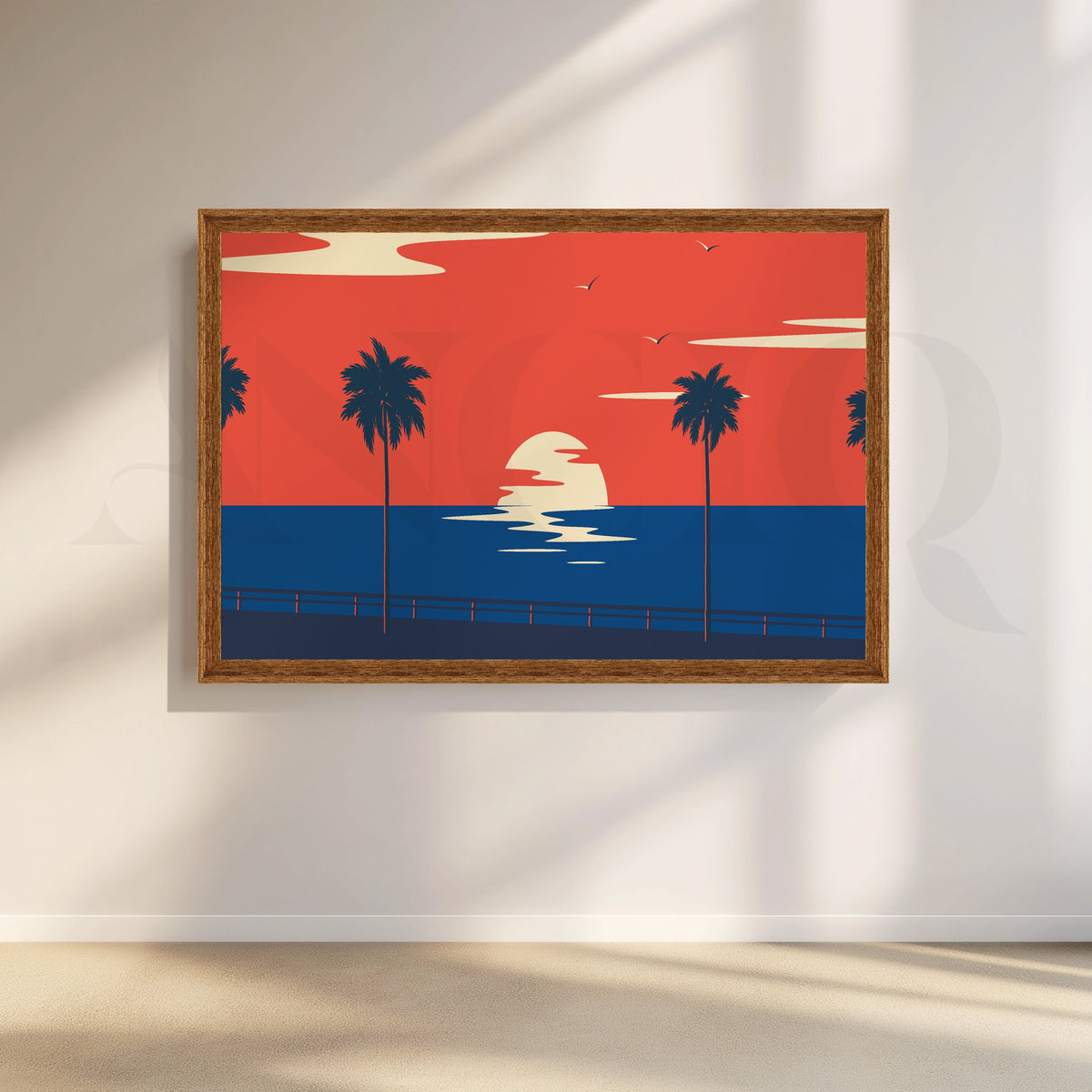 Radiant Horizons Canvas Artwork – Asha Art Studio – Image 6