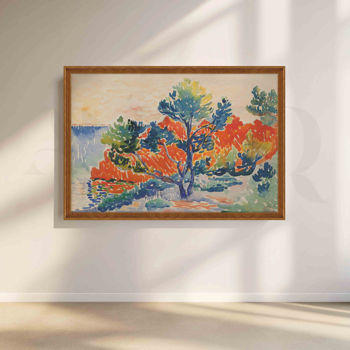 Mediterranean Pines Canvas Artwork – Asha Art Studio – Image 6