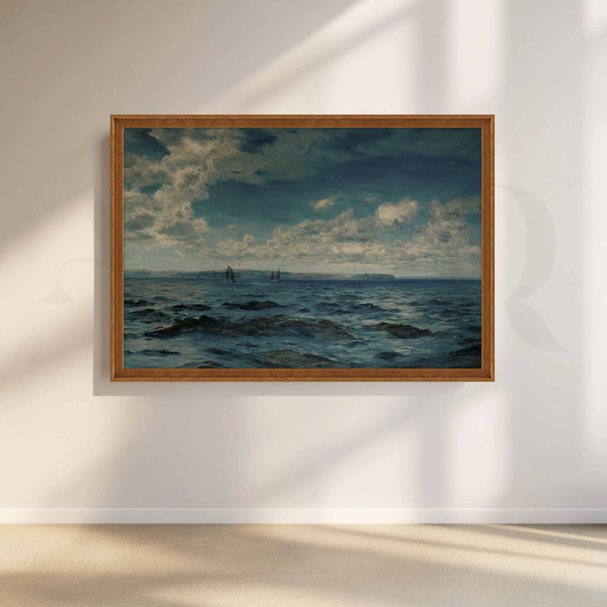 Stormy Seascape Canvas Artwork – Asha Art Studio – Image 6