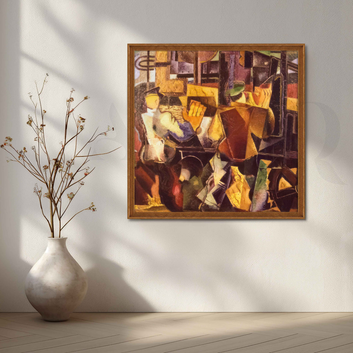 Cubist Abstract Still Life Canvas Artwork – Asha Art Studio – Image 6