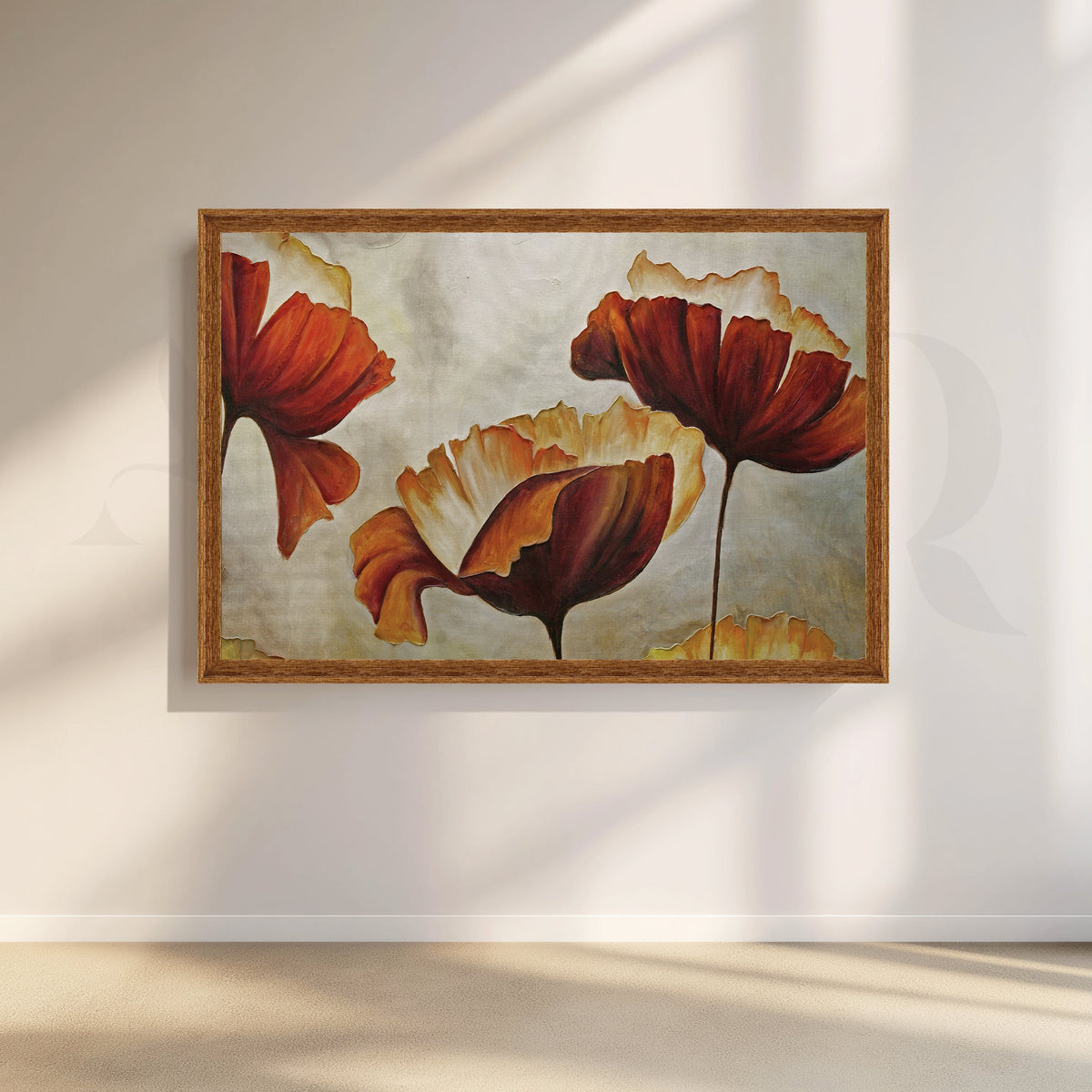 Poppy Dreams Canvas Artwork – Asha Art Studio – Image 4