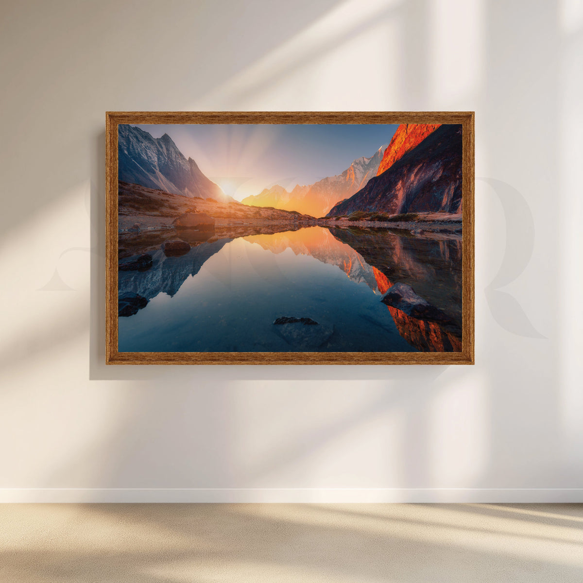 Majestic Dawn Canvas Artwork – Asha Art Studio – Image 6