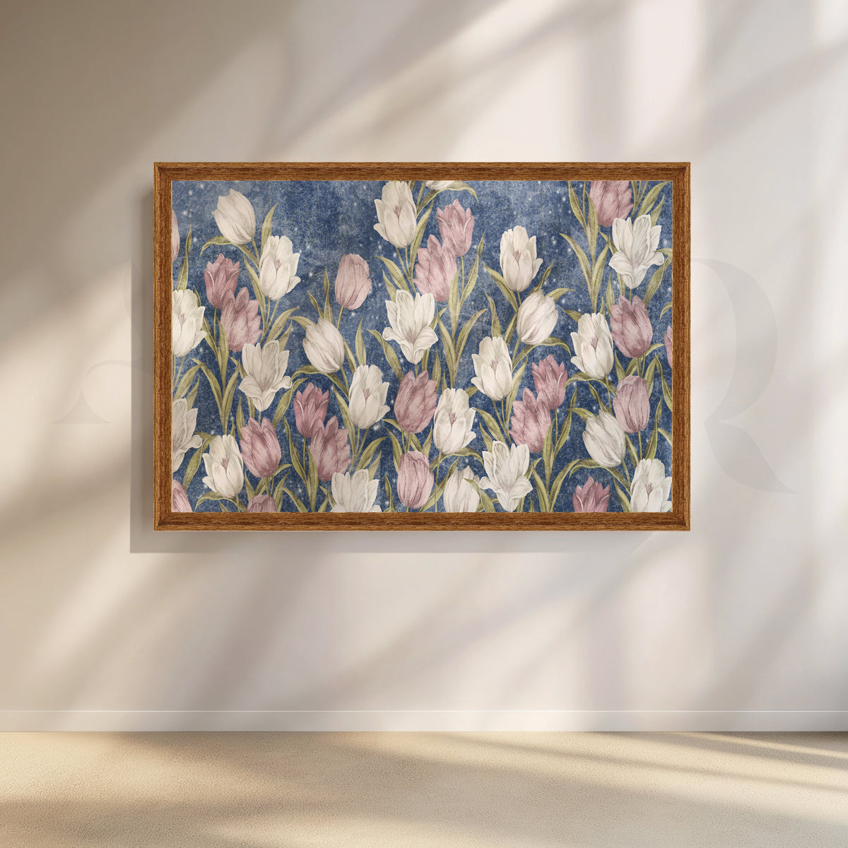 Elegant Tulip Garden Canvas Artwork – Asha Art Studio – Image 6