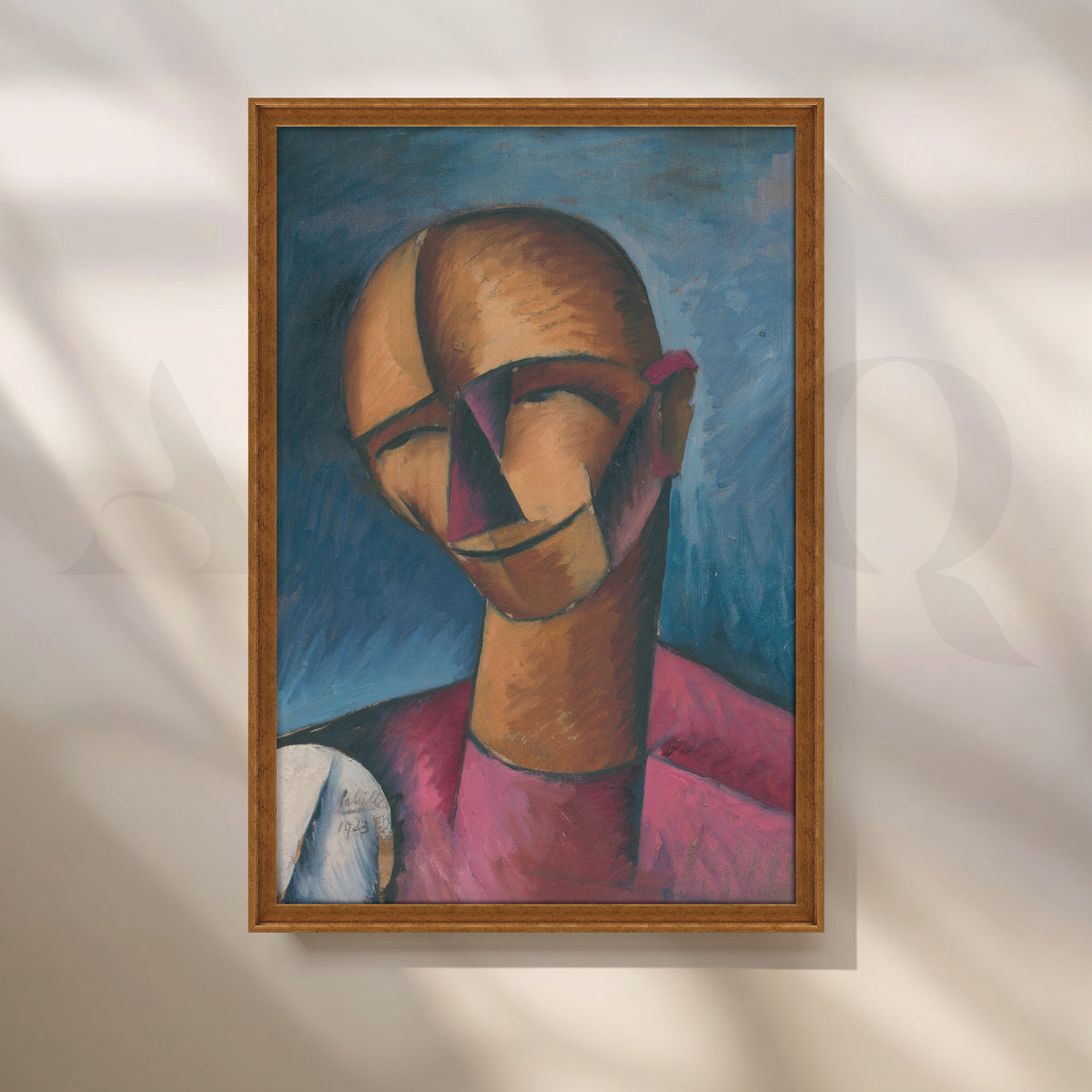 Abstract Male Portrait Canvas Artwork – Asha Art Studio – Image 6