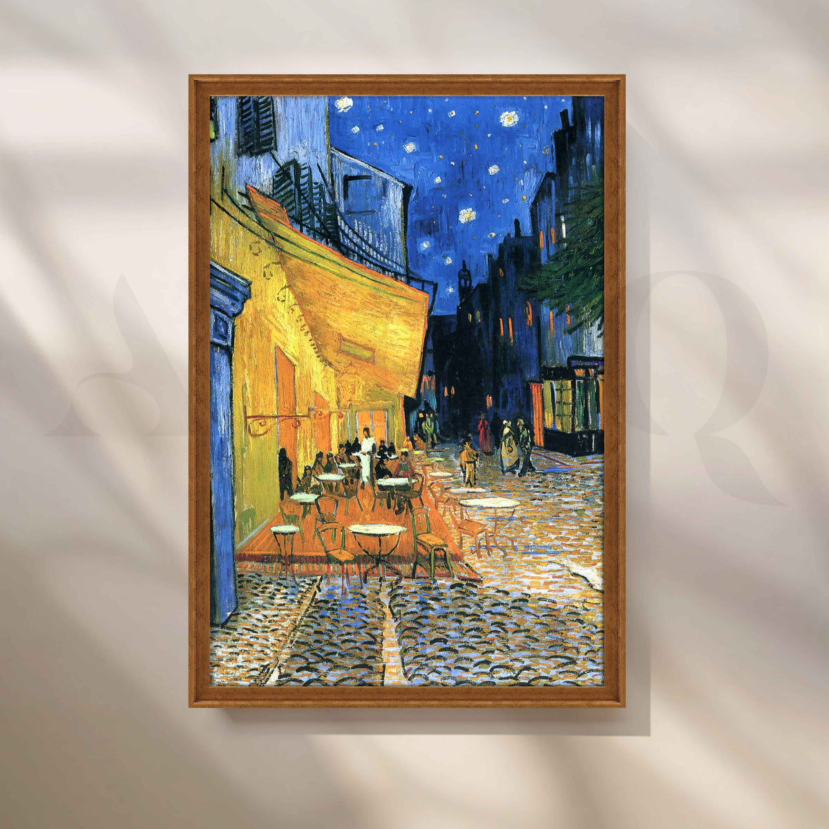 Van Gogh Café Terrace Night Canvas Artwork – Asha Art Studio – Image 6