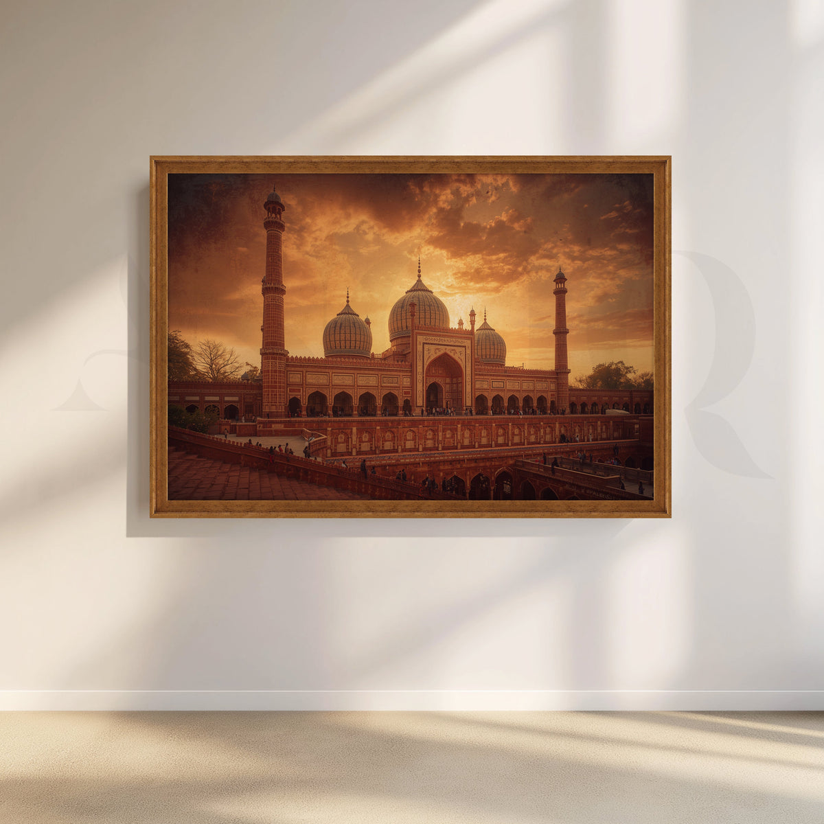 Mosque Sunset Canvas Artwork – Asha Art Studio – Image 6