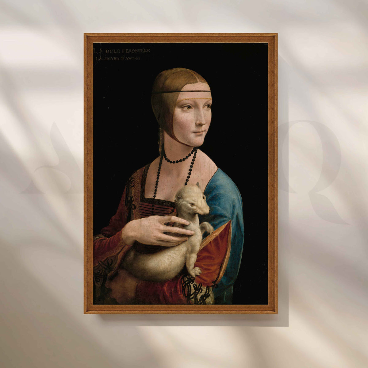 Renaissance Lady Portrait Canvas Artwork – Asha Art Studio – Image 6