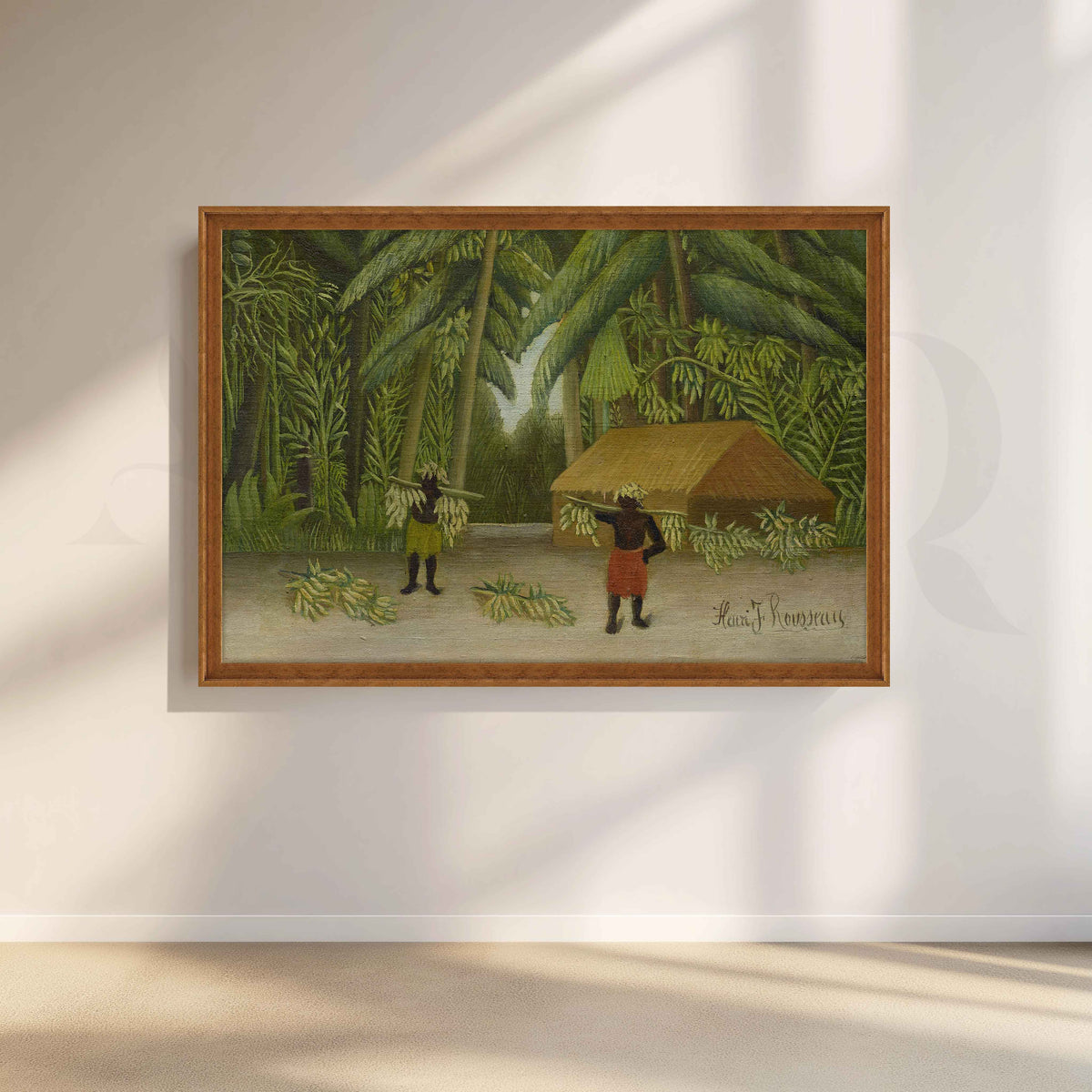 Tropical Plantation Folk Art Canvas Artwork – Asha Art Studio – Image 6