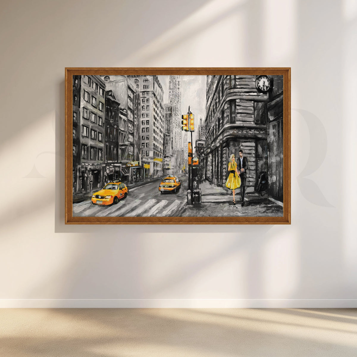 Pulse Beneath the Skyline Canvas Artwork – Asha Art Studio – Image 6