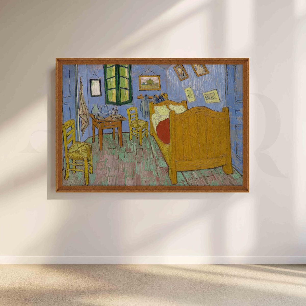 Bedroom in Arles Post-Impressionist Canvas Artwork – Asha Art Studio – Image 6