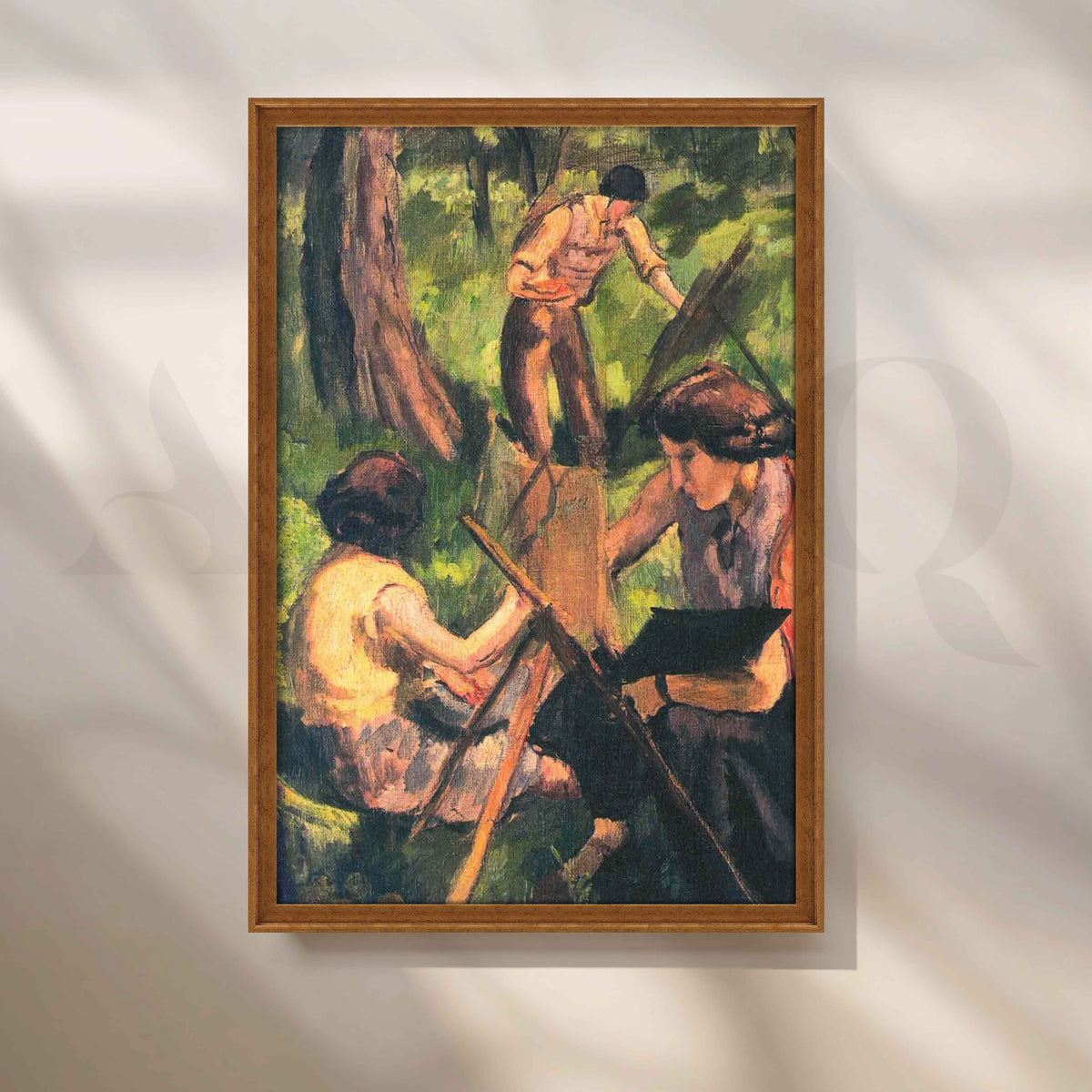 Open Air Painters by Amrita Sher-Gil Canvas Artwork – Asha Art Studio – Image 6
