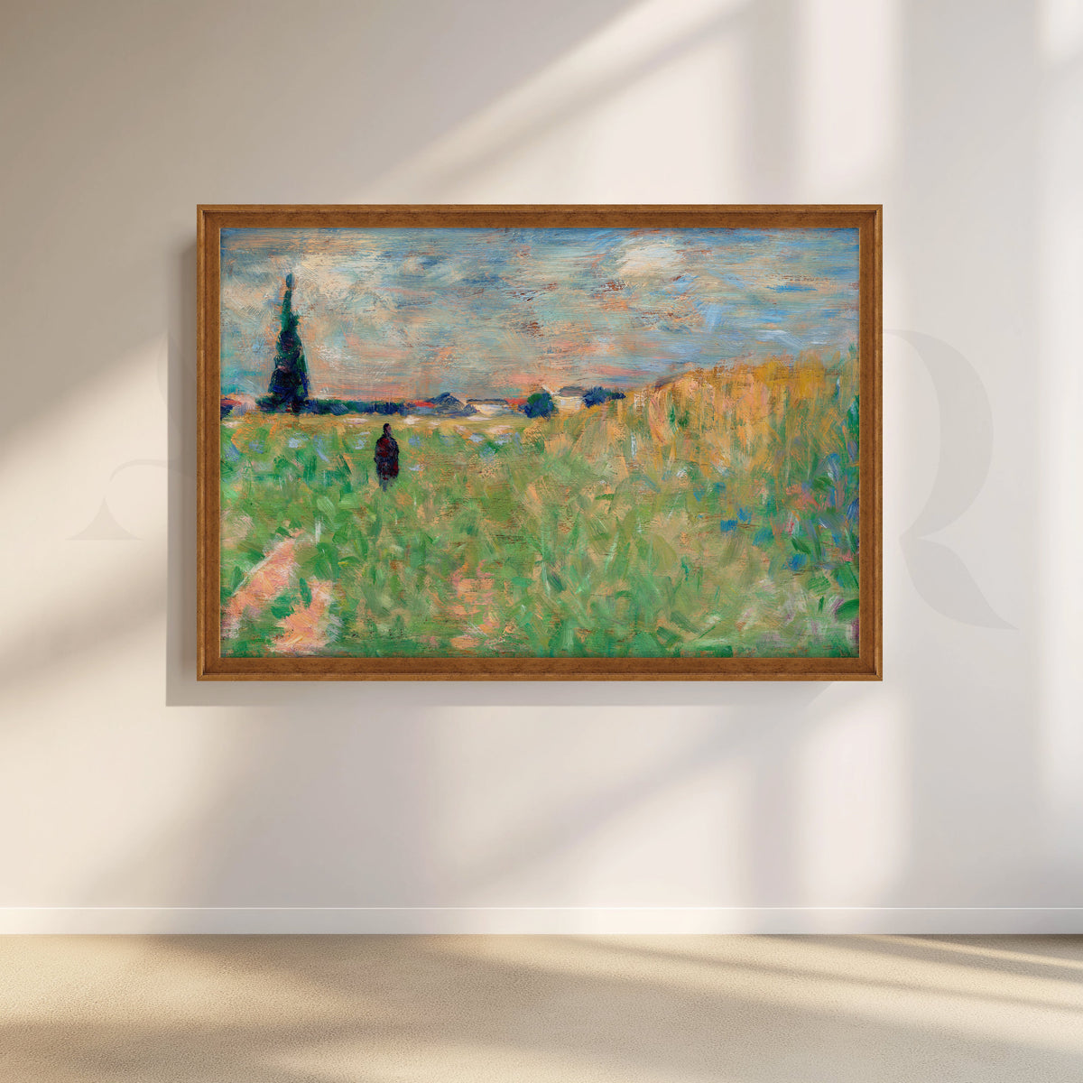 Countryside Meadow Canvas Artwork – Asha Art Studio – Image 6