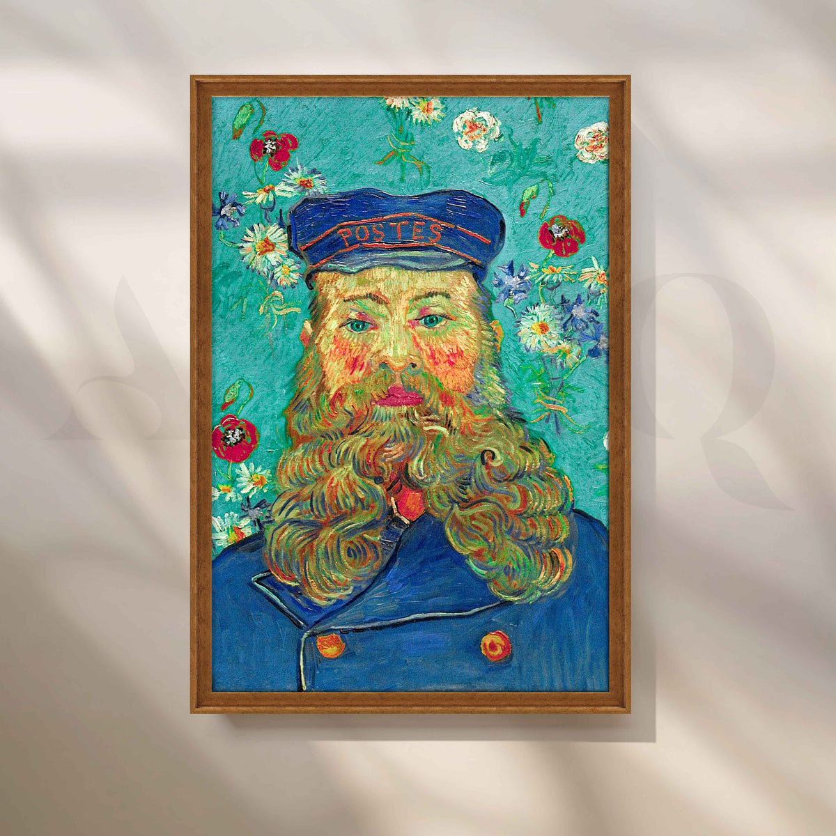 Van Gogh Postman Portrait Canvas Artwork – Asha Art Studio – Image 6