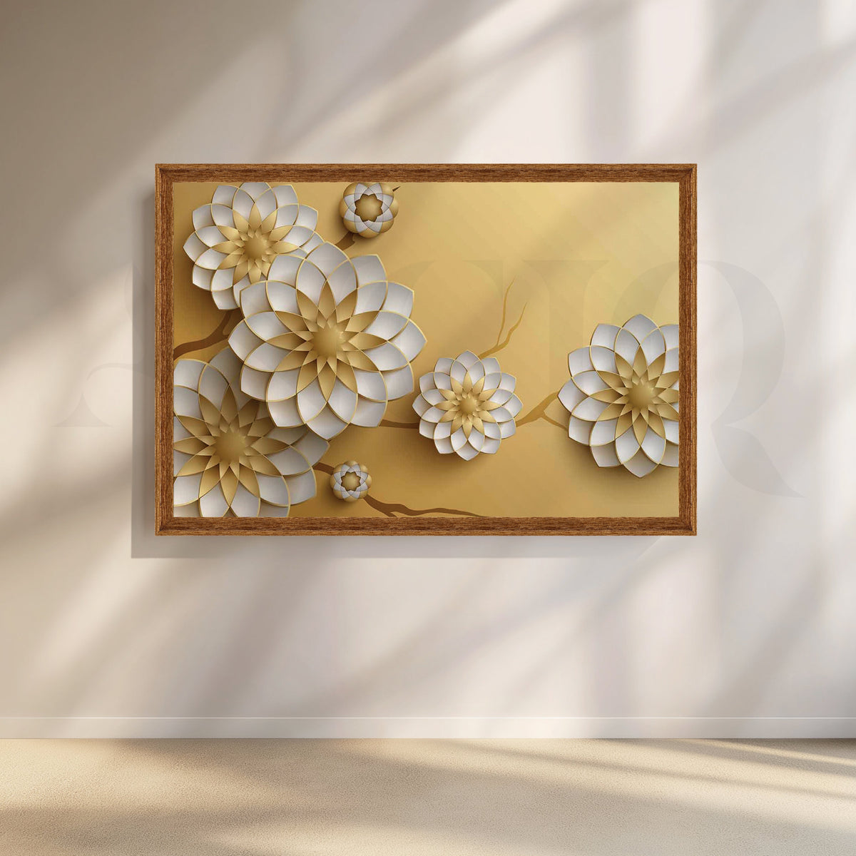 Celestialis Blossom Canvas Artwork – Asha Art Studio – Image 5