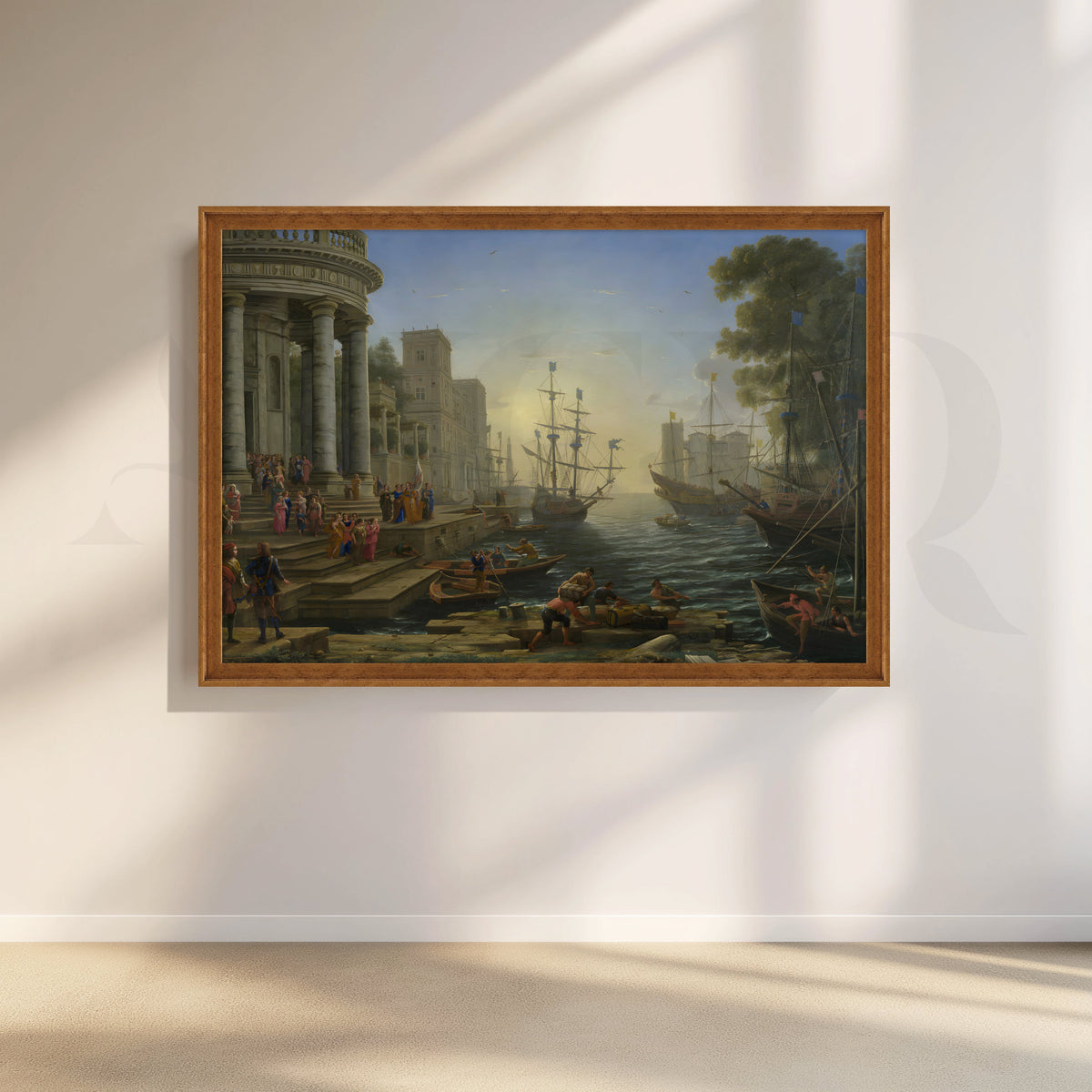 Grand Port of Antiquity Canvas Artwork – Asha Art Studio – Image 6
