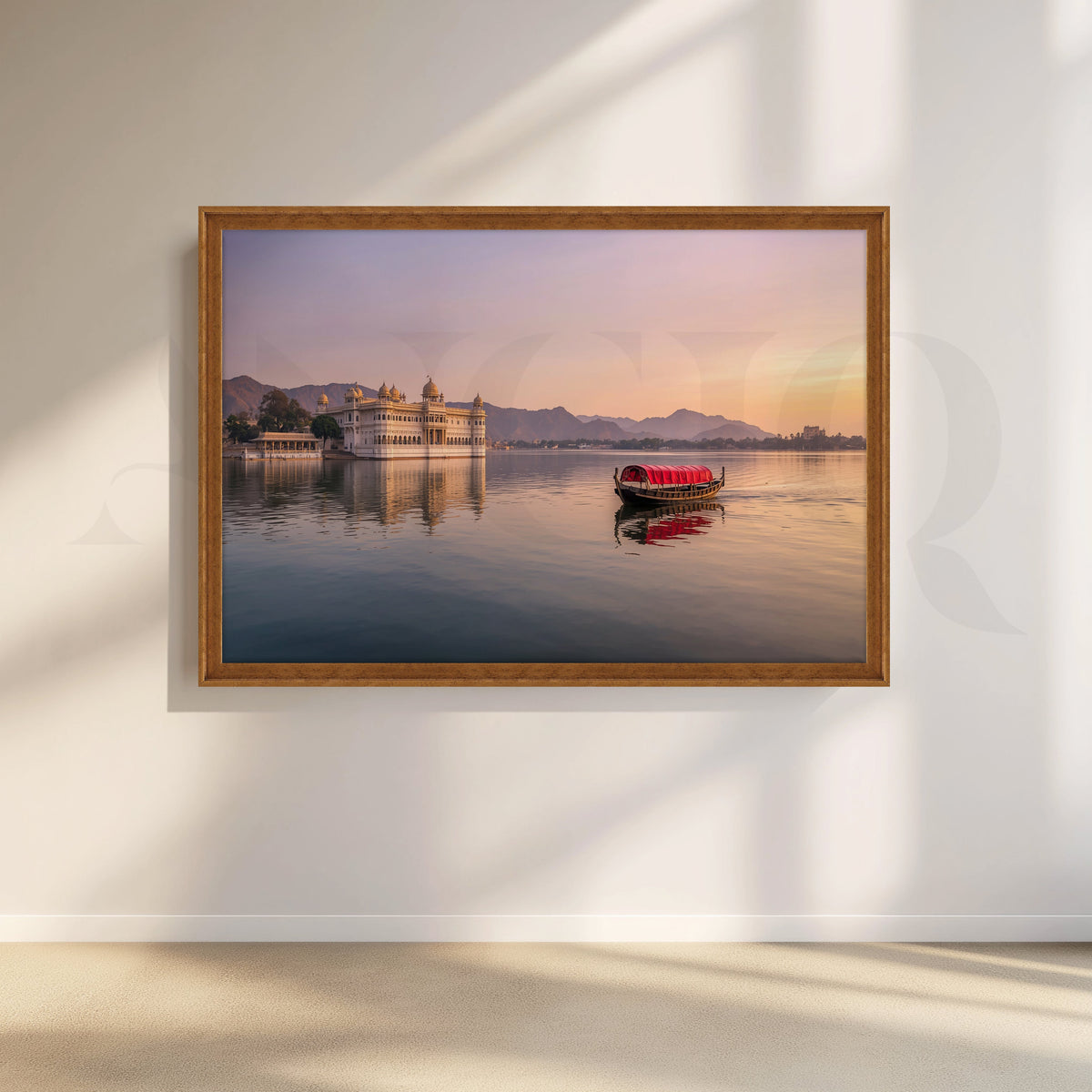 Udaipur Sunset Canvas Artwork – Asha Art Studio – Image 6