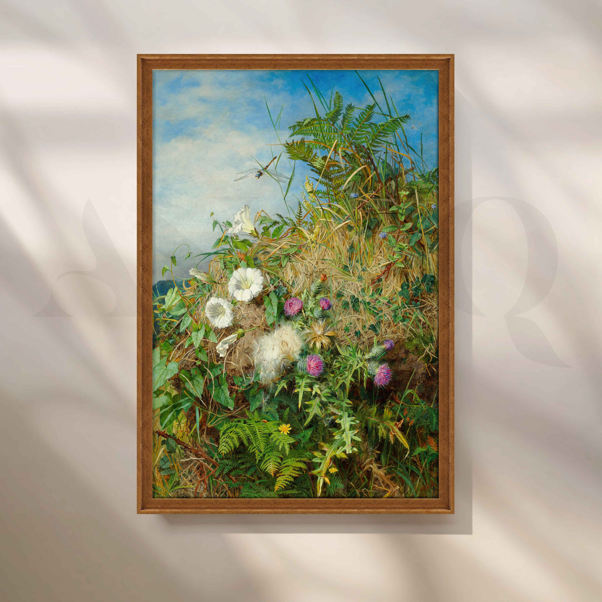 Wild Meadow Botanical Canvas Artwork – Asha Art Studio – Image 6