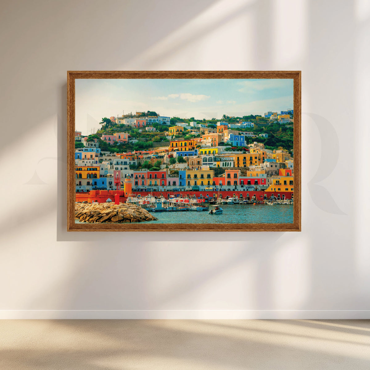 Rainbow Harbor Canvas Artwork – Asha Art Studio – Image 6