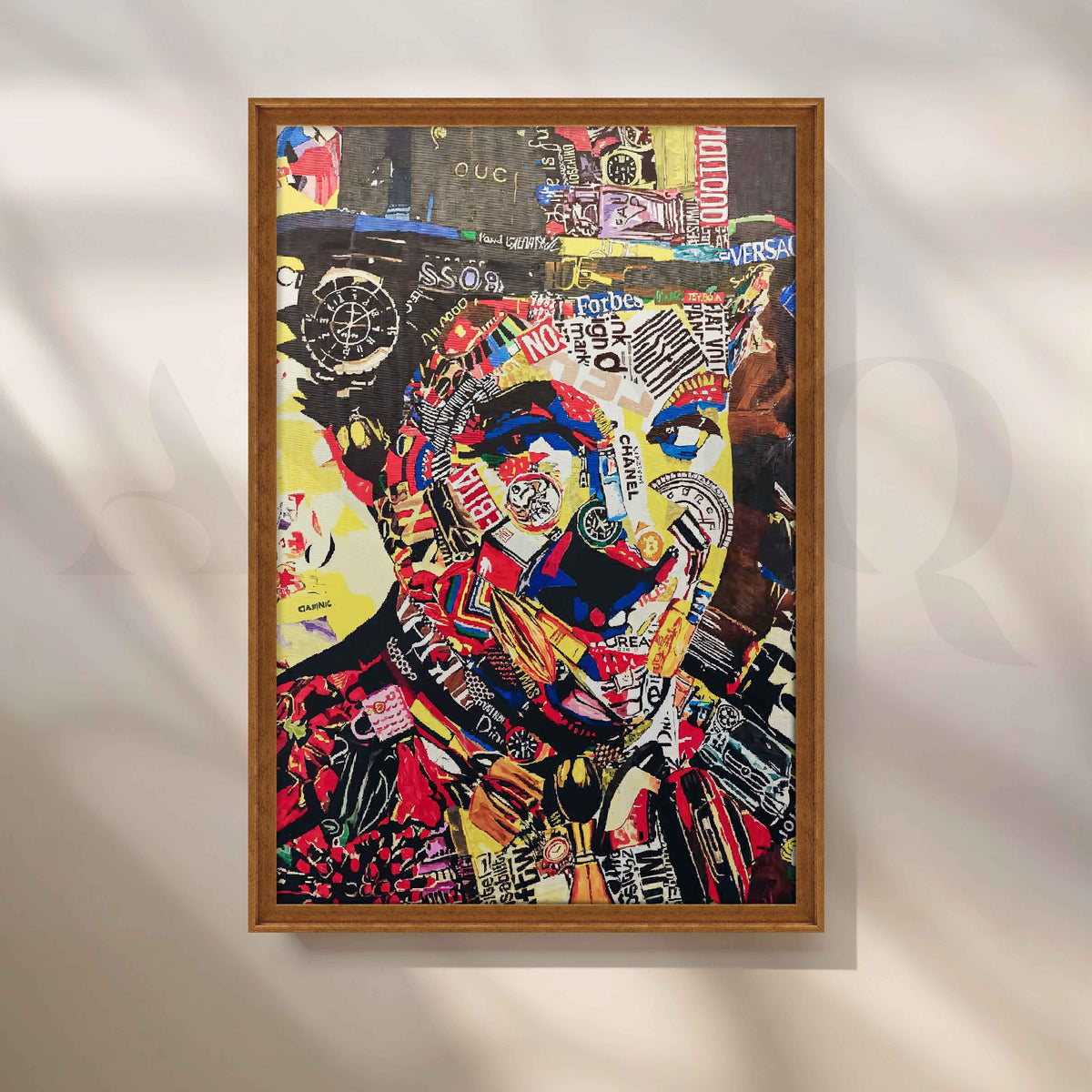 Charlie Chaplin Abstract Pop Art Canvas Artwork – Asha Art Studio – Image 6