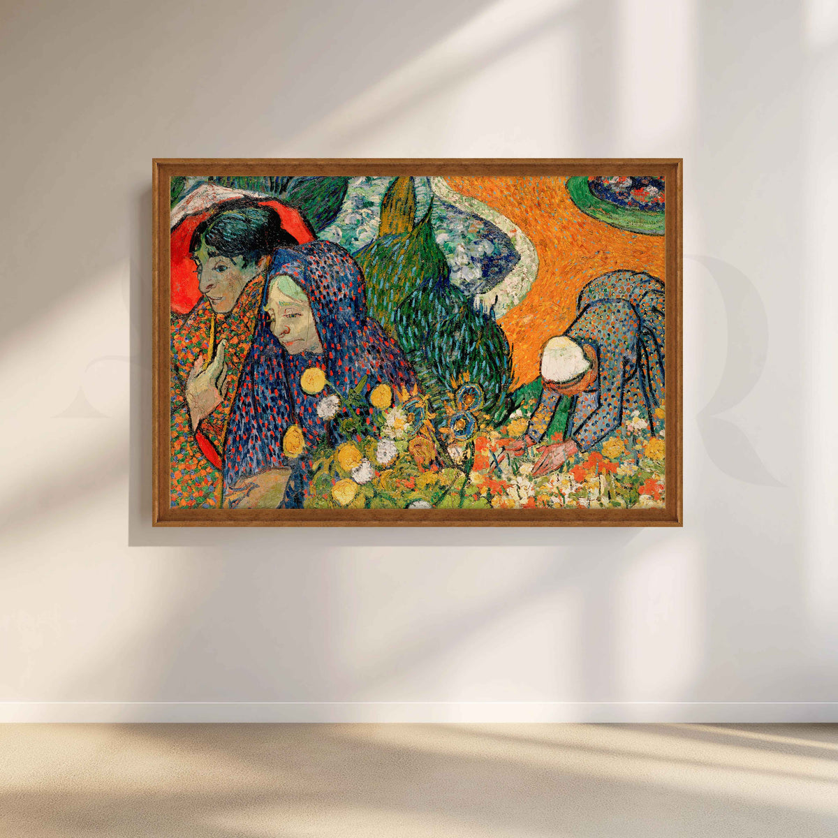 Van Gogh Garden Figures Canvas Artwork – Asha Art Studio – Image 6