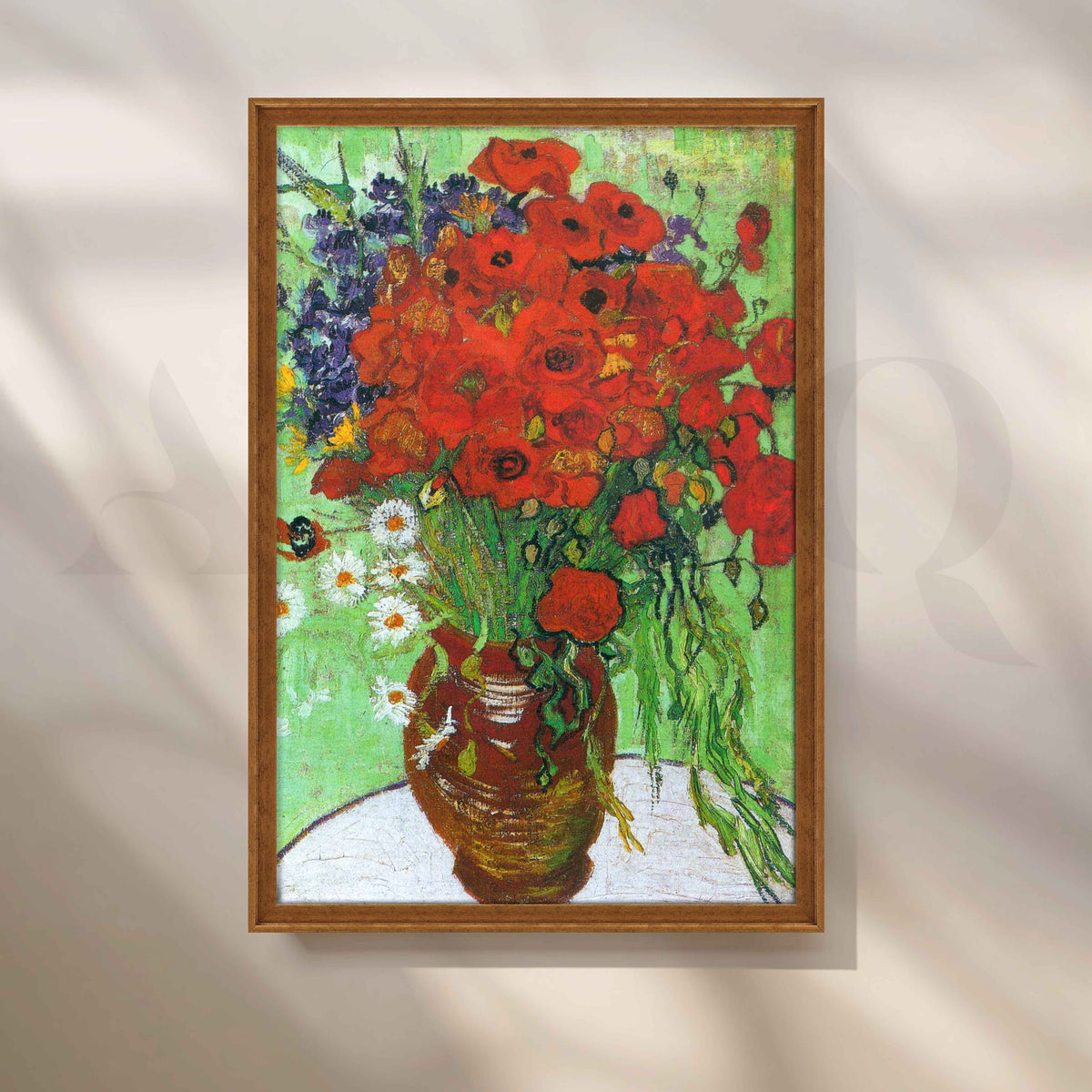 Van Gogh Red Poppies Canvas Artwork – Asha Art Studio – Image 6