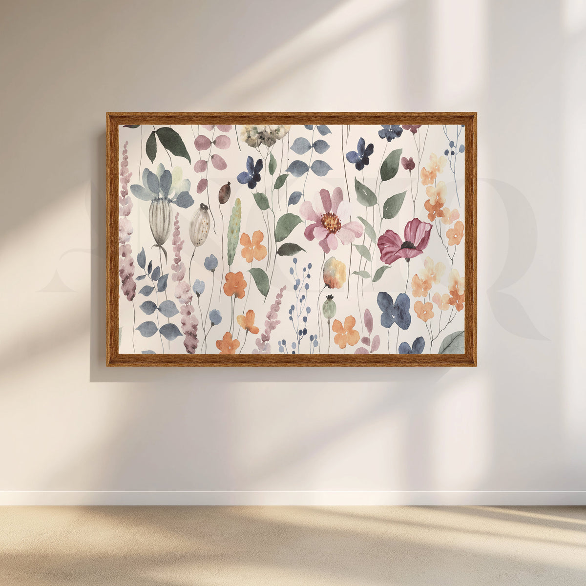 Poppies in the Wind Canvas Wall Artwork – Asha Art Studio – Image 6