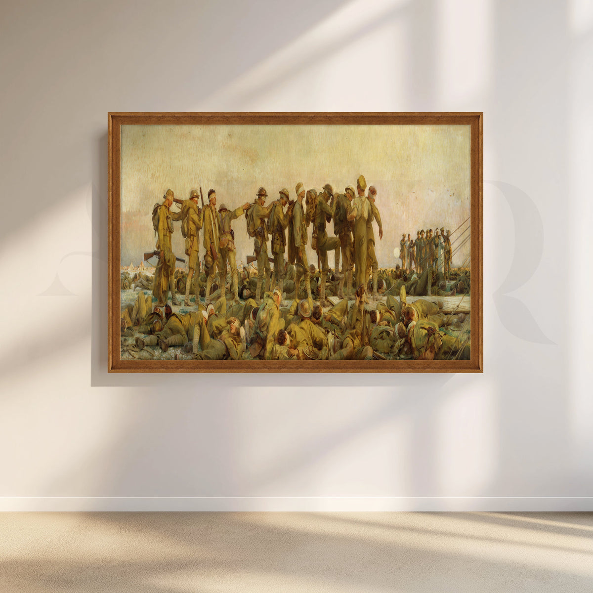 Gassed – Aftermath of War Canvas Artwork – Asha Art Studio – Image 6