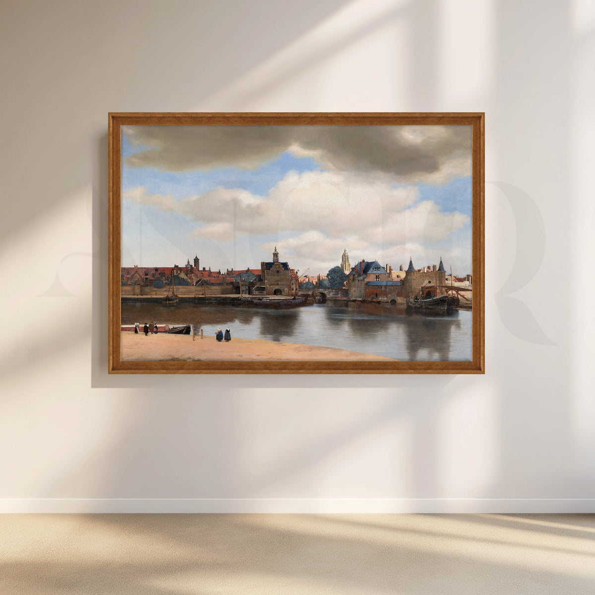View of Delft by Vermeer Canvas Artwork – Asha Art Studio – Image 6