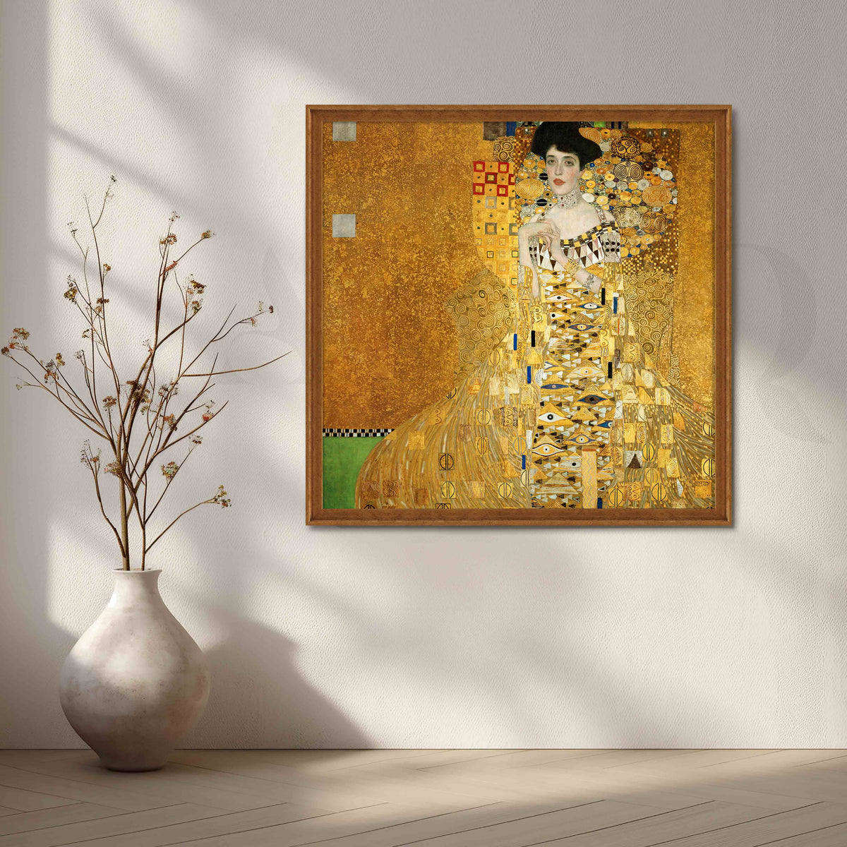 Gustav Klimt Golden Lady Portrait Canvas Artwork – Asha Art Studio – Image 6