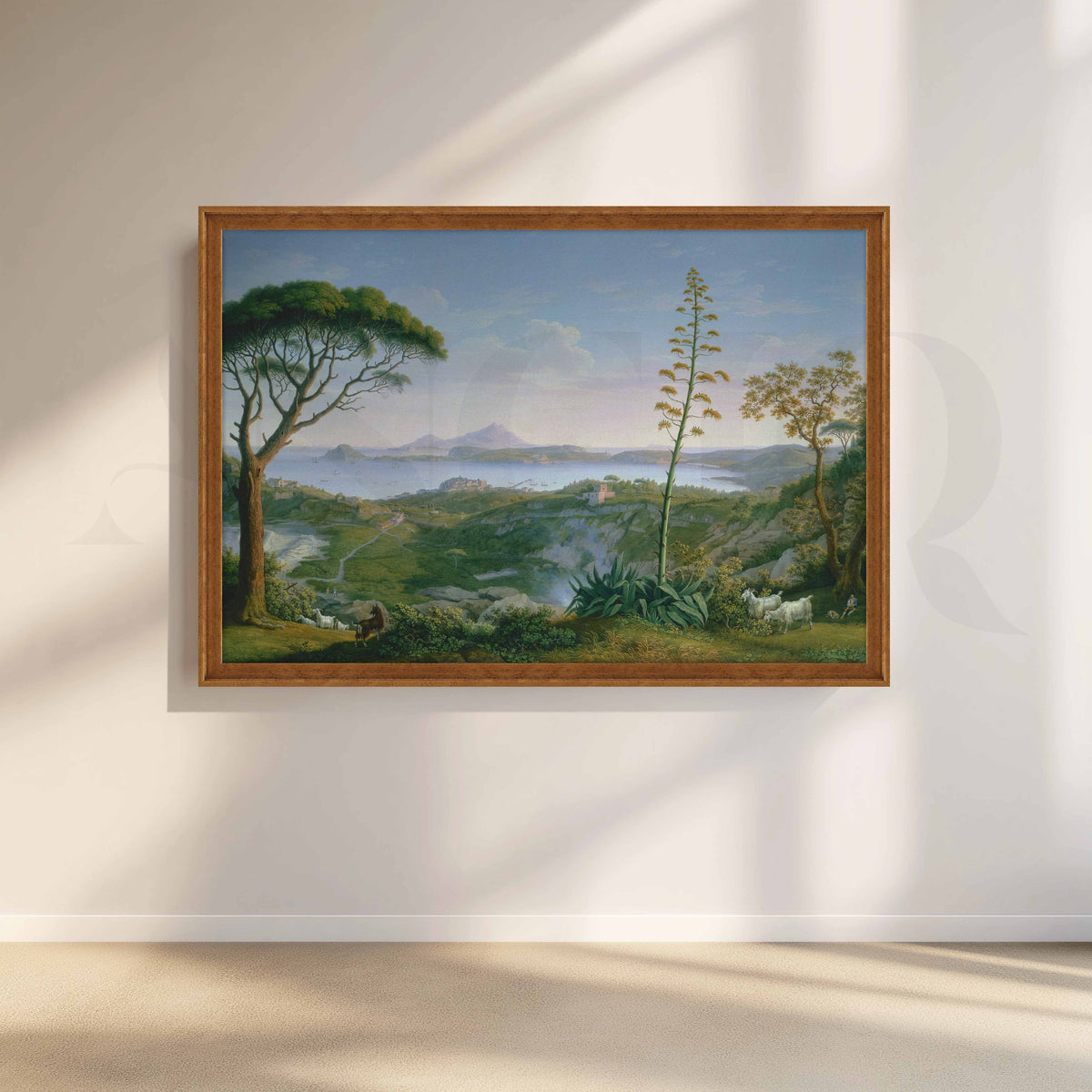 Classical Coastal Landscape Canvas Artwork – Asha Art Studio – Image 6